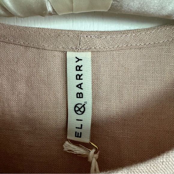 Like new Eli & Barry Puff Top 01 100% linen natural fibers balloon sleeve M L XL - Picture 3 of 15